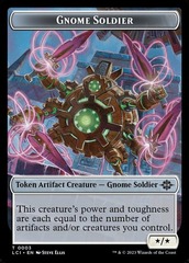 Gnome Soldier (0003) // Map (0017) Double-Sided Token - Foil
